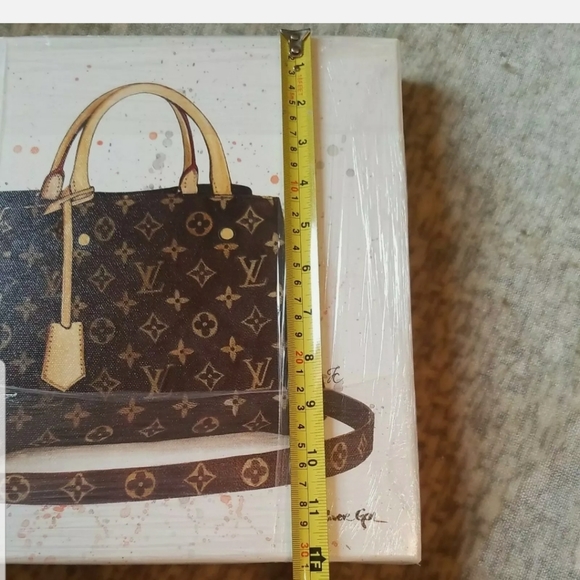 Oliver Gal Fashion Glam Louis Vuitton Bag Wall Art - Picture 6 of 11